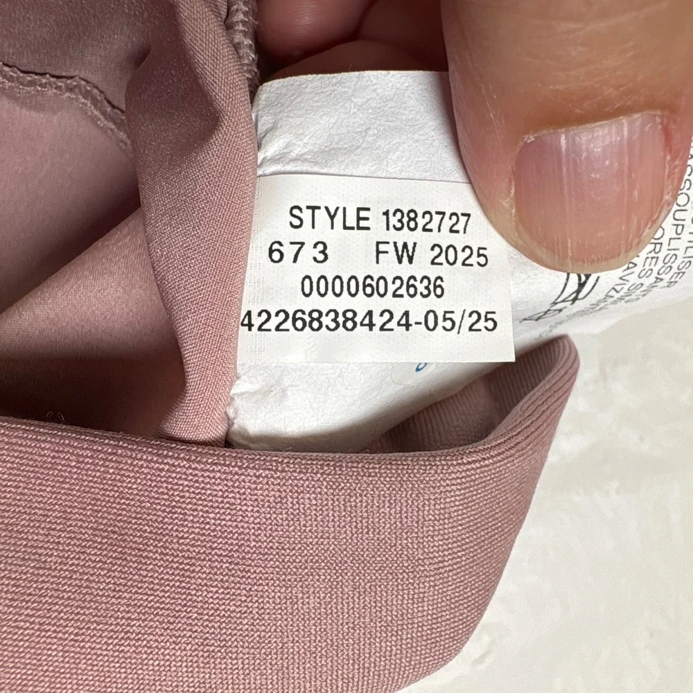 Under Armour Womens Rival Hi Rise Woven Pant XL Mauve Pink Joggers 1382727 NEW